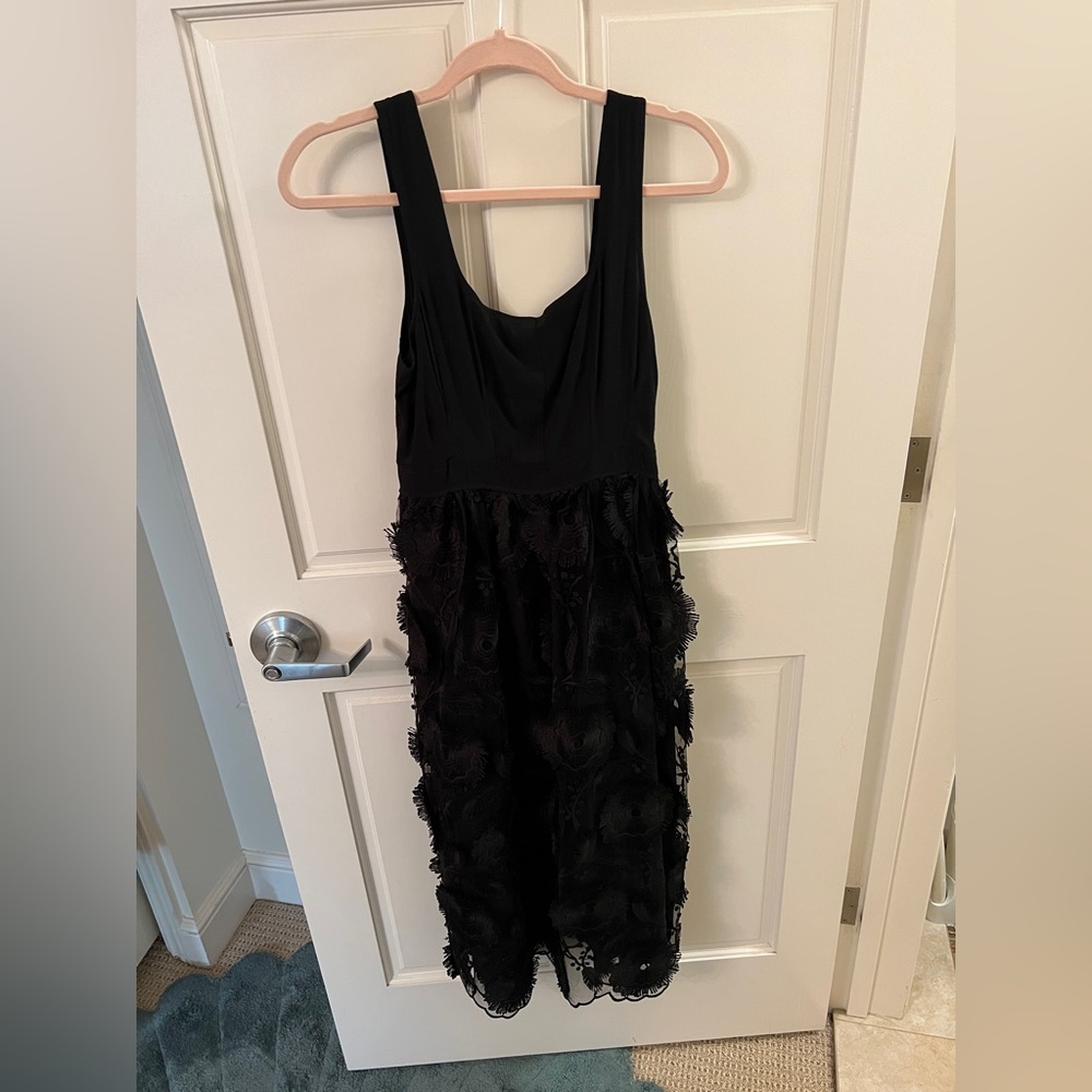 Anthropologie Black Sleeveless Dress